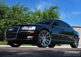 2008 Audi A8 with Gianelle Spidero-5 wheels