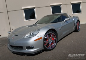 2009 Chevrolet Corvette with Asanti AFC-403 wheels