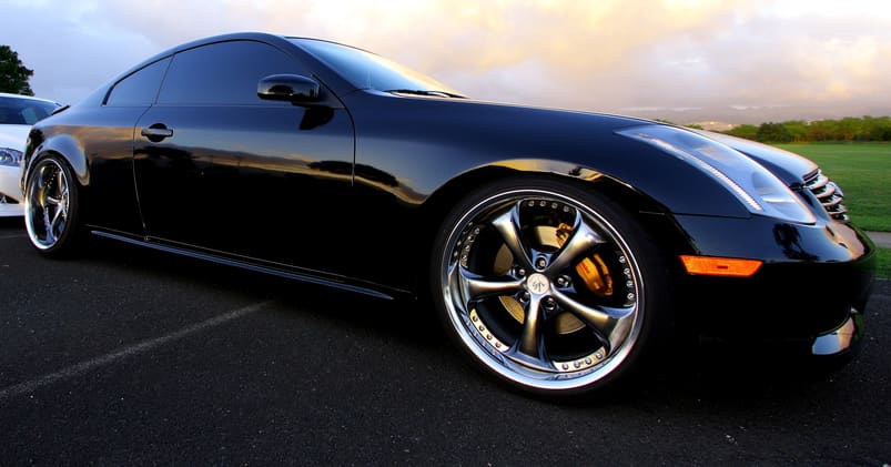 2004 Infiniti G35 with 20x9.5 Work VS-KF wheels