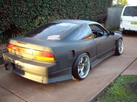 1993 Nissan S13 with 17x9 fabulos expand wheels