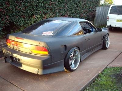 1993 Nissan S13 with 17x9 fabulos expand wheels