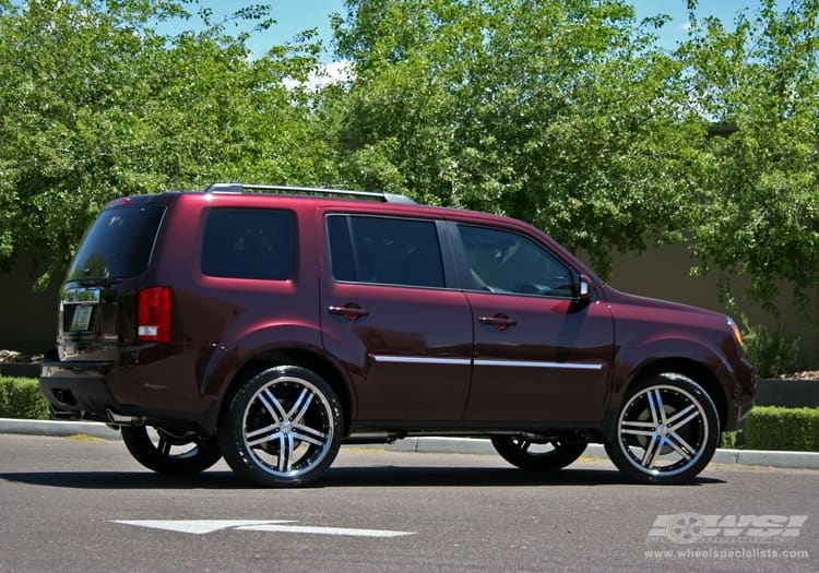 2010 Honda Pilot with Vossen VVS-078 wheels