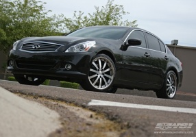 2010 Infiniti G37 with Vossen VVS-083 wheels