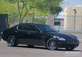 2009 Maserati Quattroporte with Lexani LX-10 wheels