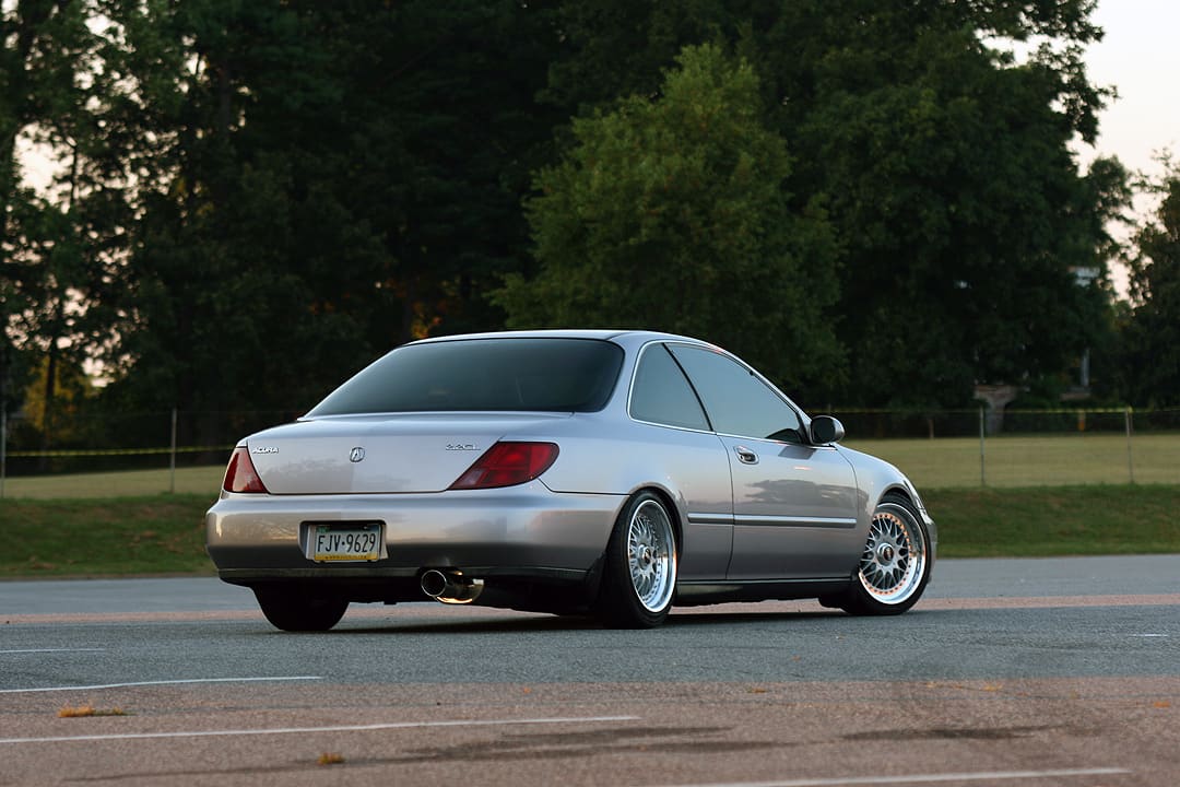 1997 Acura CL with 17x8 Work Ewing wheels