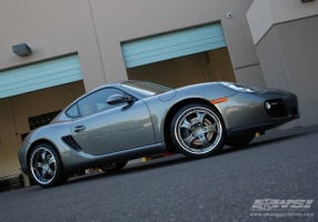 2009 Porsche Cayman with GFG Trento-5 wheels