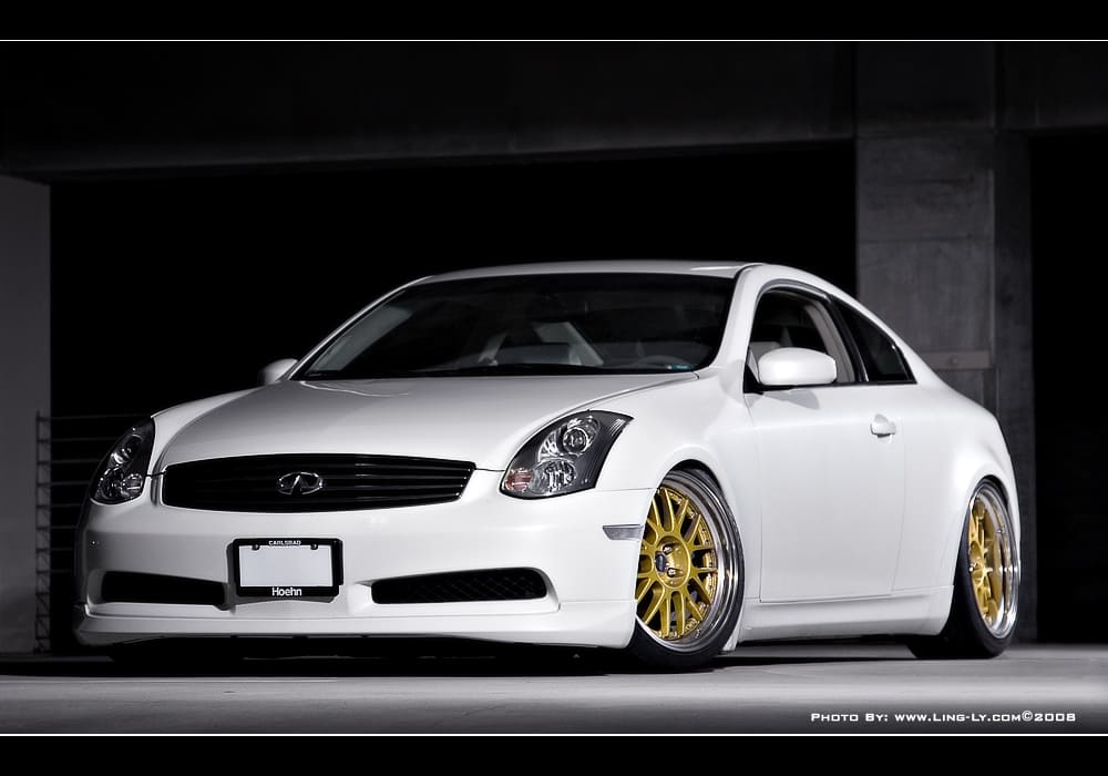 2004 Infiniti G35 with 19x9.5 SSR Professor MS1 wheels