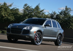 2009 Porsche Cayenne with Lexani LSS-10 wheels