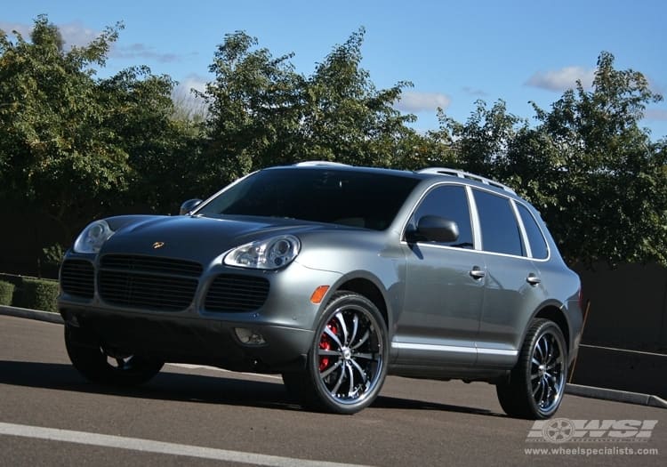 2009 Porsche Cayenne with Lexani LSS-10 wheels