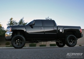 2009 Chevrolet Silverado 2500HD with MKW M19 wheels