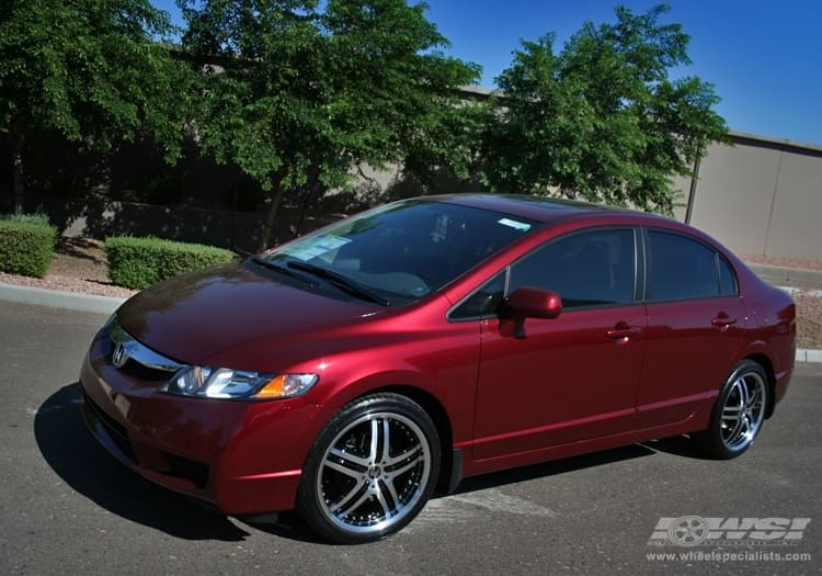 2009 Honda Civic with 2Crave No.10 wheels