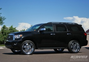 2010 Toyota Sequoia with Giovanna Caracas wheels