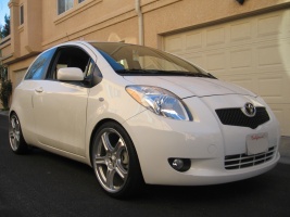 2007 Toyota Yaris with 18x7.5 RH Evolution TRD wheels