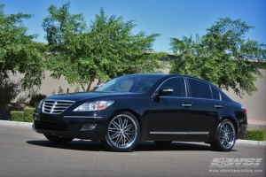 2009 Hyundai Genesis with Lexani LX-10 wheels