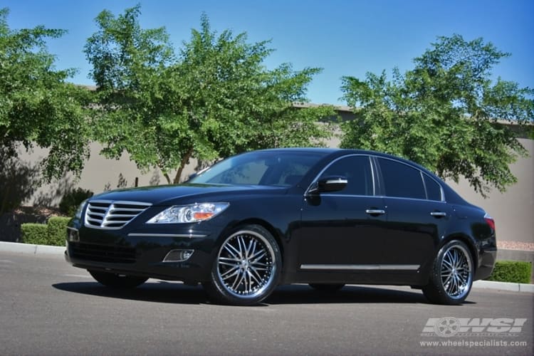 2009 Hyundai Genesis with Lexani LX-10 wheels