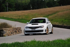 2008 Subaru Impreza WRX STi with 18x8.5 BBS - Stock wheels