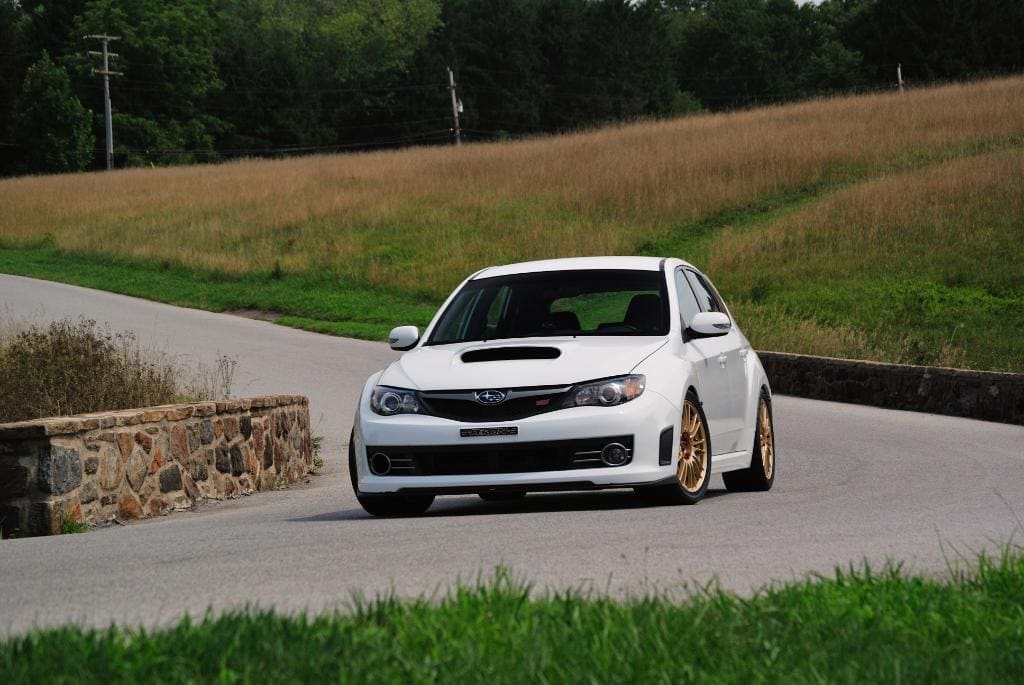 2008 Subaru Impreza WRX STi with 18x8.5 BBS - Stock wheels