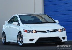 2006 Honda Civic with Enkei RPF1 wheels
