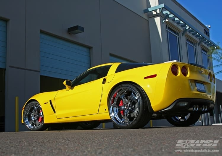 2008 Chevrolet Corvette with GFG Trento-5 wheels