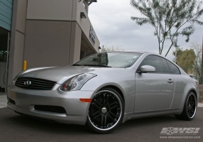 2006 Infiniti G35 with Vossen VVS-077 wheels