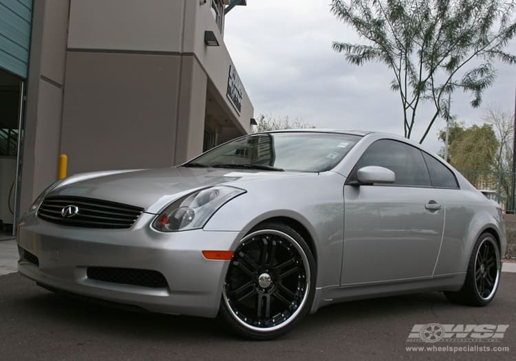 2006 Infiniti G35 with Vossen VVS-077 wheels