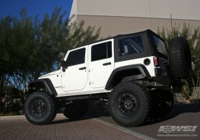 2008 Jeep Wrangler with Ballistic 814-Jester wheels