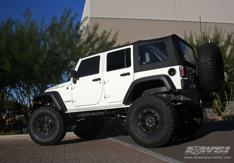 2008 Jeep Wrangler with Ballistic 814-Jester wheels