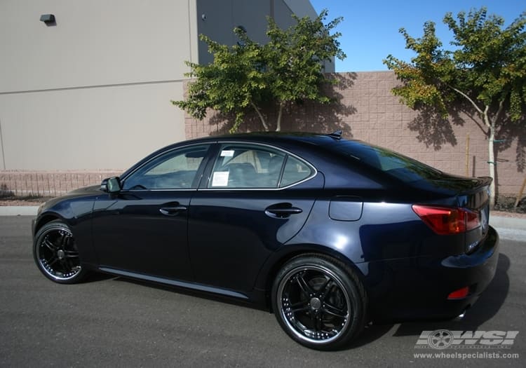 2008 Lexus IS 350 with Vossen VVS-075 wheels