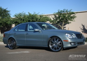 2007 Mercedes-Benz E-Class with Vossen VVS-082 wheels