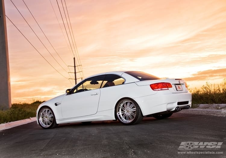 2009 BMW M3 with Vossen VVS-082 wheels
