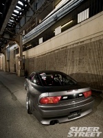 1990 Nissan S13 with 18x10 Work S1 Meister wheels