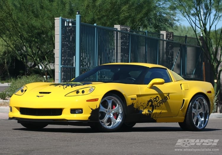 2008 Chevrolet Corvette with GFG Trento-5 wheels