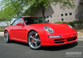 2007 Porsche 911 with Maya DLS wheels