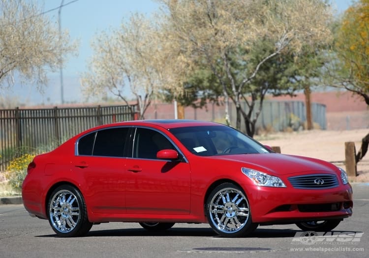 2008 Infiniti G37 with Giovanna Caracas wheels