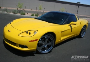 2006 Chevrolet Corvette with GFG Trento-5 wheels