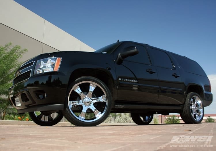 2007 Chevrolet Suburban 1500 with MKW B26 wheels