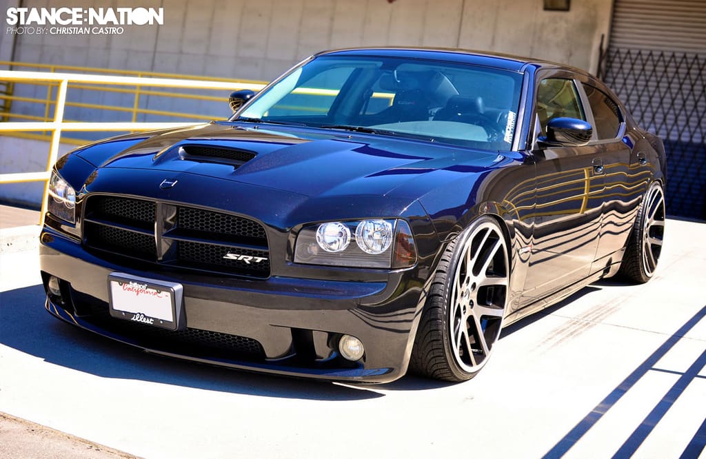 2006 Dodge Charger with 22x10 Factory Reproductions Dodge Viper wheels
