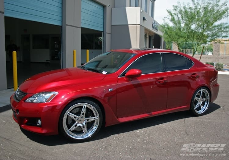 2009 Lexus IS-F with GFG Medellin wheels
