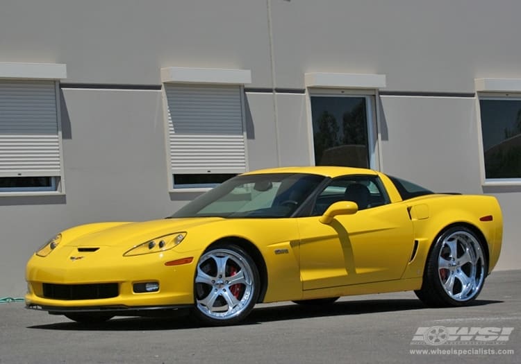 2008 Chevrolet Corvette with GFG Trento-5 wheels