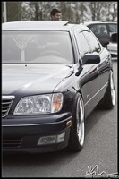 1999 Lexus LS 400 with 19x9 Work Euroline Type N wheels
