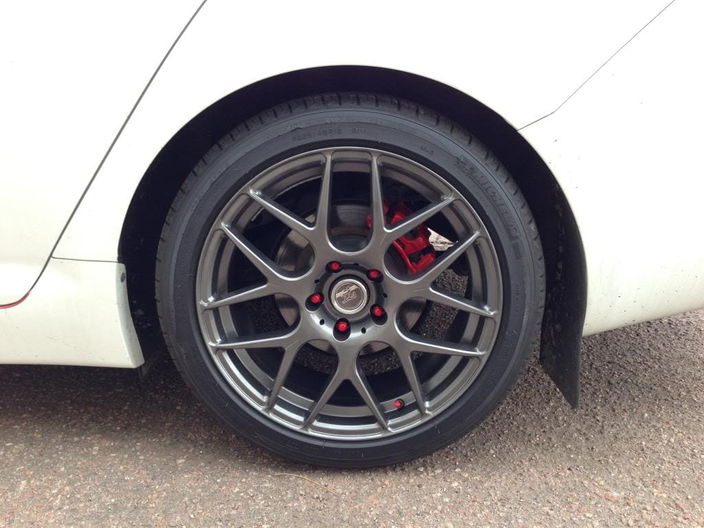 2012 Kia Optima with 18x8 Falken RT7M wheels