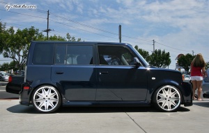2004 Scion xB with 18x8.5 Work Wheels Varianza D3S wheels