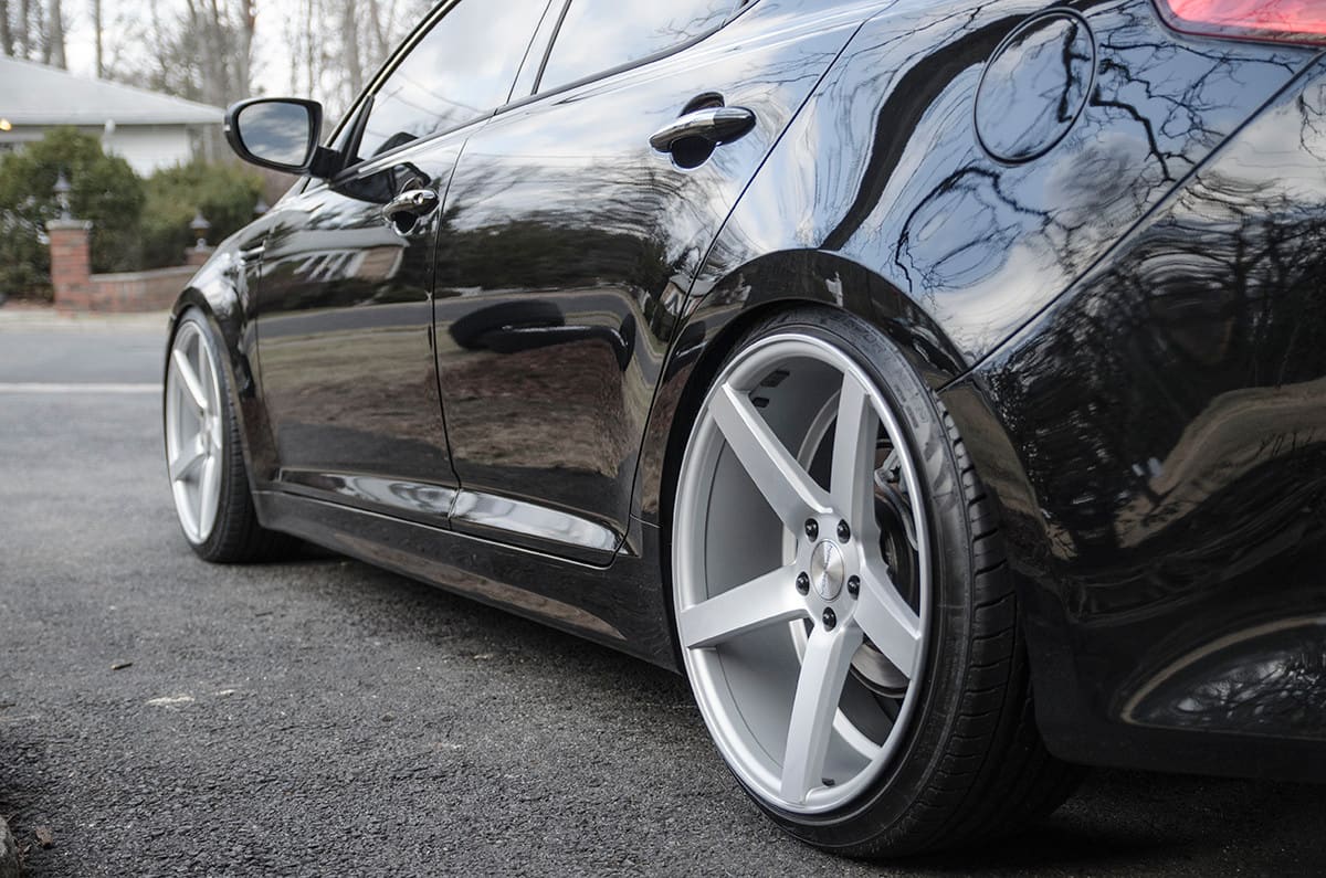 2014 Kia Optima with 20x8.5 Vossen CV3 wheels