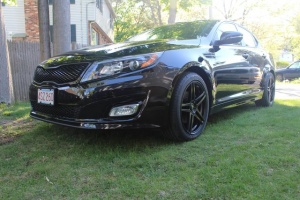 2014 Kia Optima with 18x8 Enkei RSF5 wheels