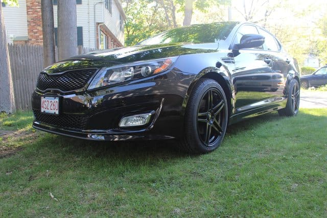 2014 Kia Optima with 18x8 Enkei RSF5 wheels