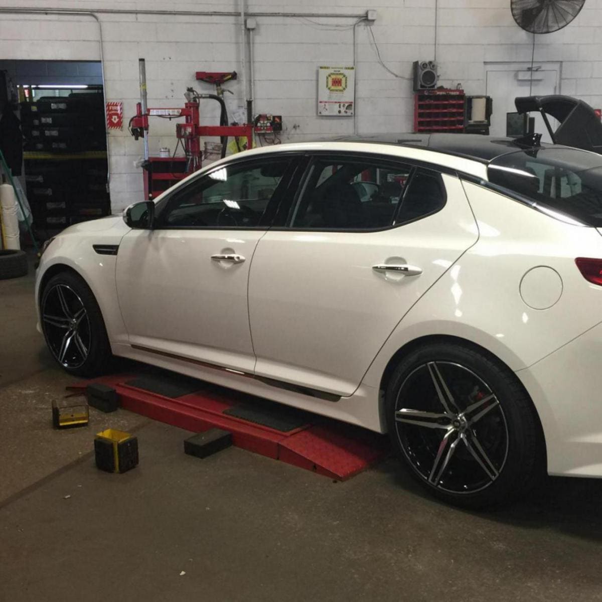 2014 Kia Optima with 19x8.5 Spec-1 SPM-75 wheels