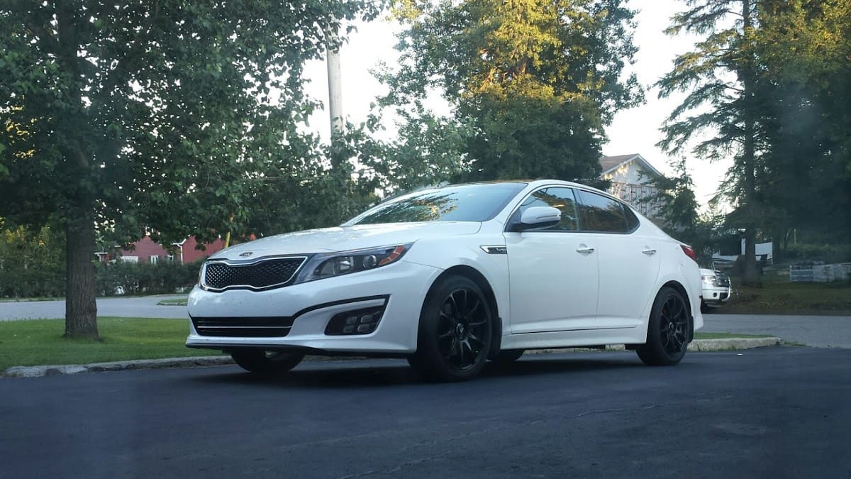 2014 Kia Optima with 18x8 Motegi Racing MR127 wheels