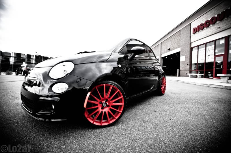2014 FIAT 500 with Marelli wheels