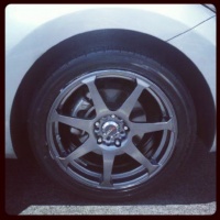 2014 Hyundai Elantra with DRAG DR-33 wheels