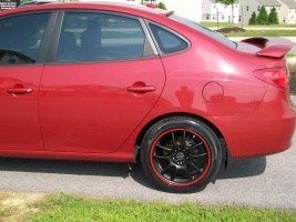 2008 Hyundai Sonata with Drag 31 wheels